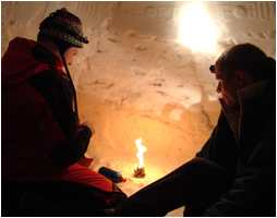 IRR igloo at Union College in Lincoln, Nebraska
