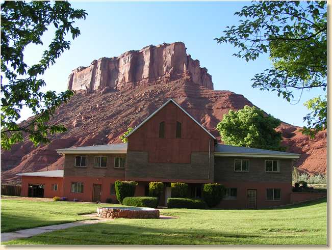 DayStar Academy main building in Castle Valley, Utah